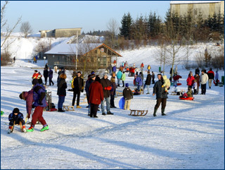 Pucher Meer: Freizeitm�glichkeiten im Winter