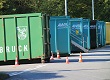 Abbau der Altkleidercontainer an den Kleinen Wertstoffhfen