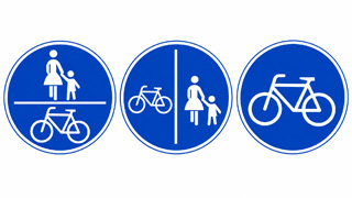 Verkehrszeichen f�r Radfahrende einfach erkl�rt